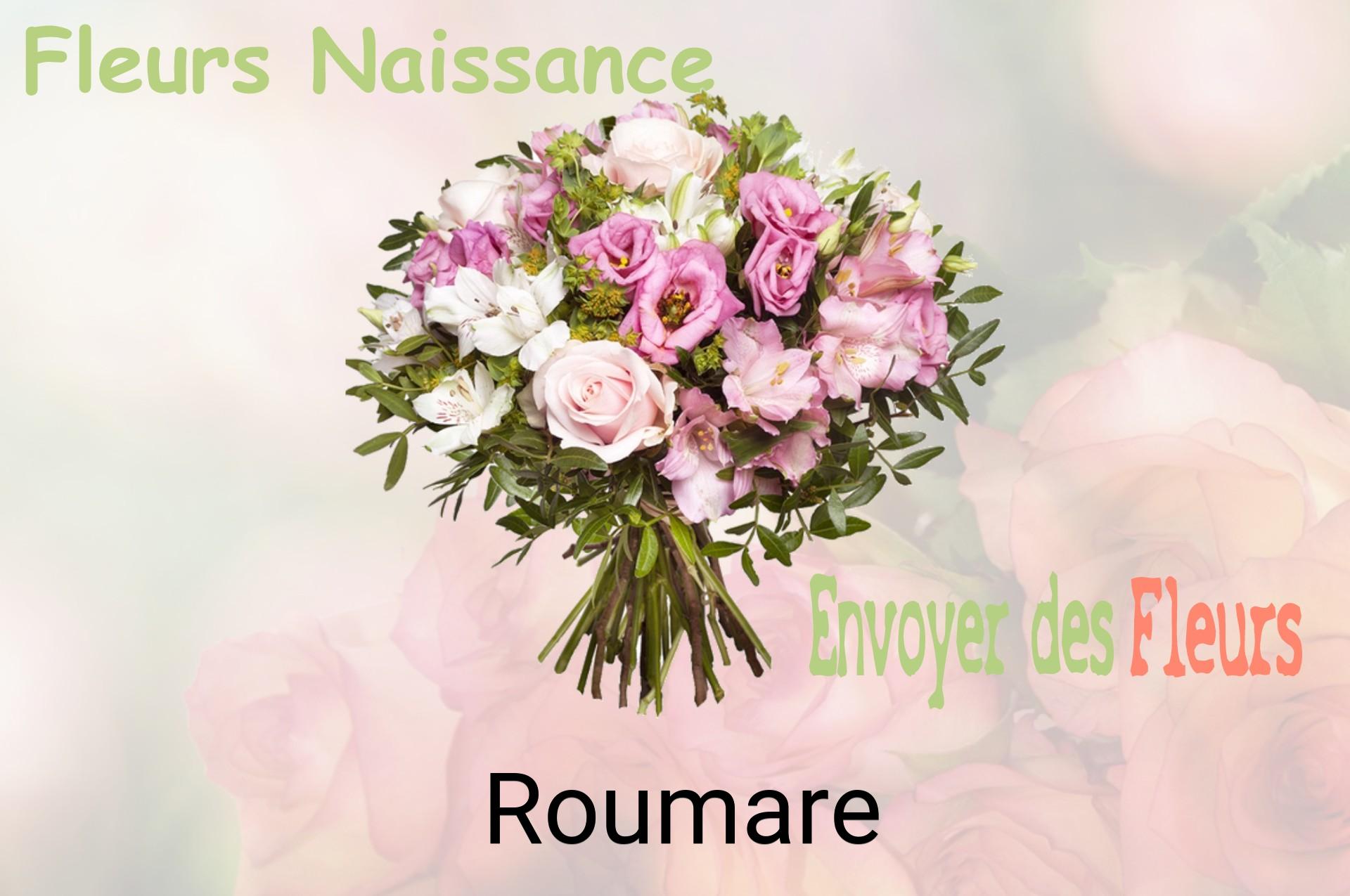 Bouquet de fleurs de naissance livré à Roumare